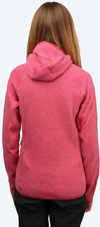 Jakna ženska hibridna, kombinacija flisa in volne Salewa, barvna mešanica