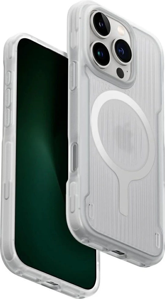Ovitek za telefon UNIQ Combat Active MagClick Charging za iPhone 16 Pro, bel