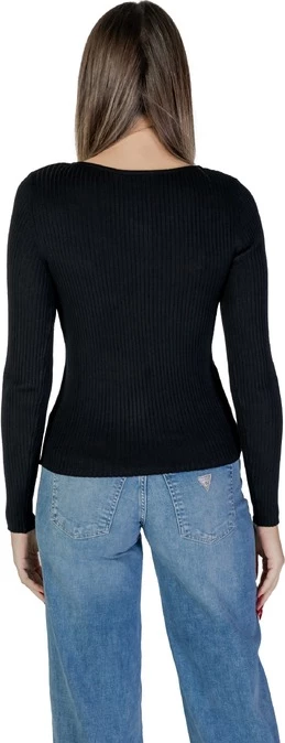 Pletenine za ženske Vila Clothes, črne