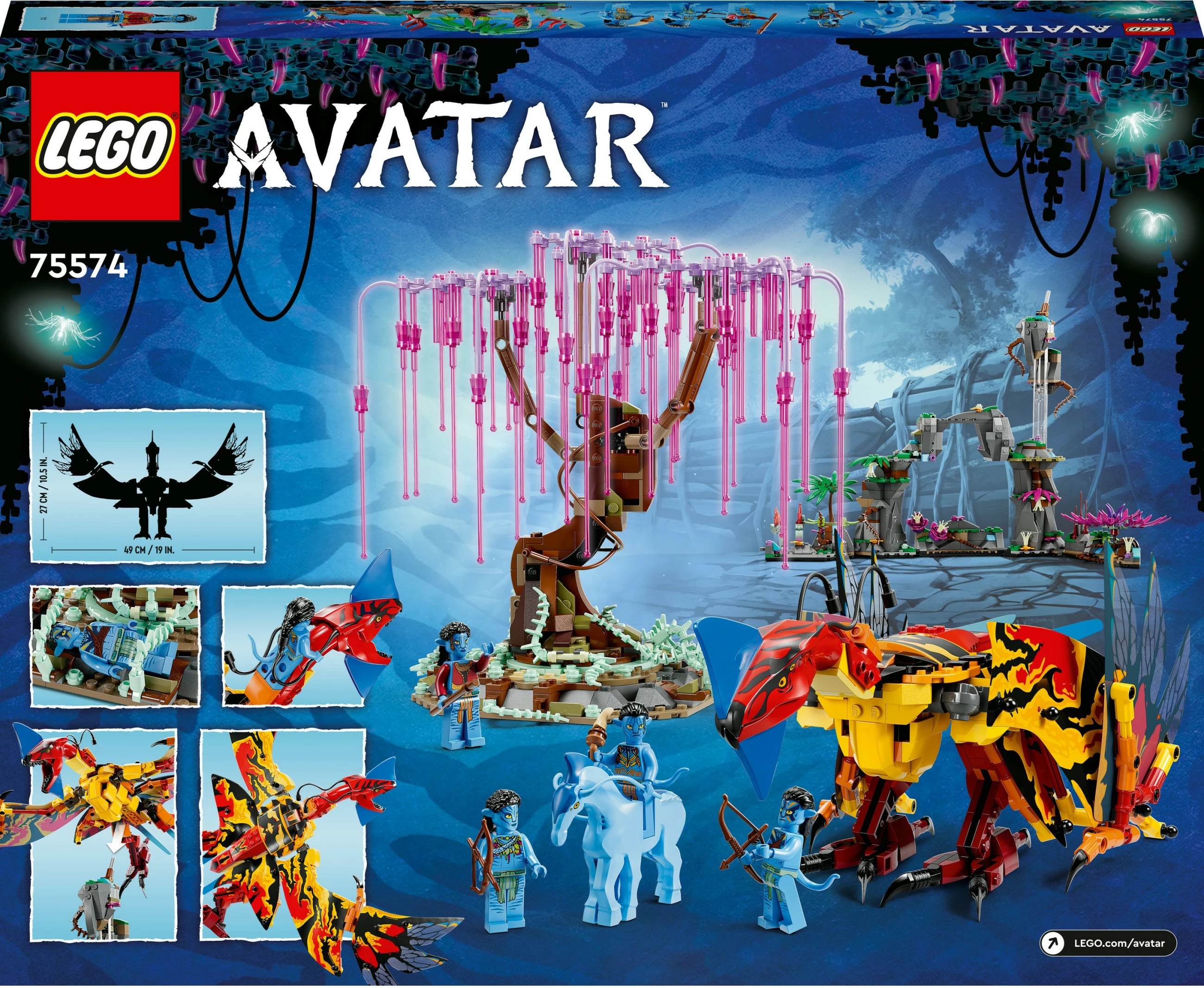Set za gradnjo Avatar Toruk Makto in Drevo duš, LEGO, 1212 kosov, plastika, večbarven