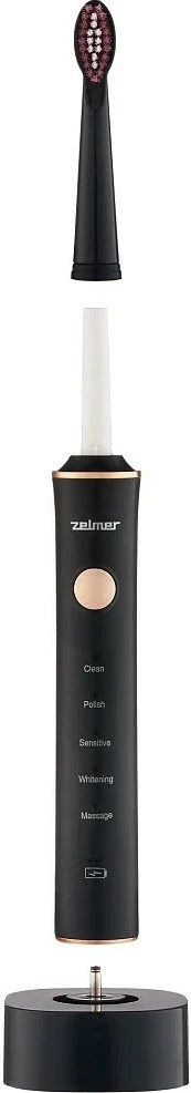 Sonična zobna ščetka Zelmer ZTB2010K, črna