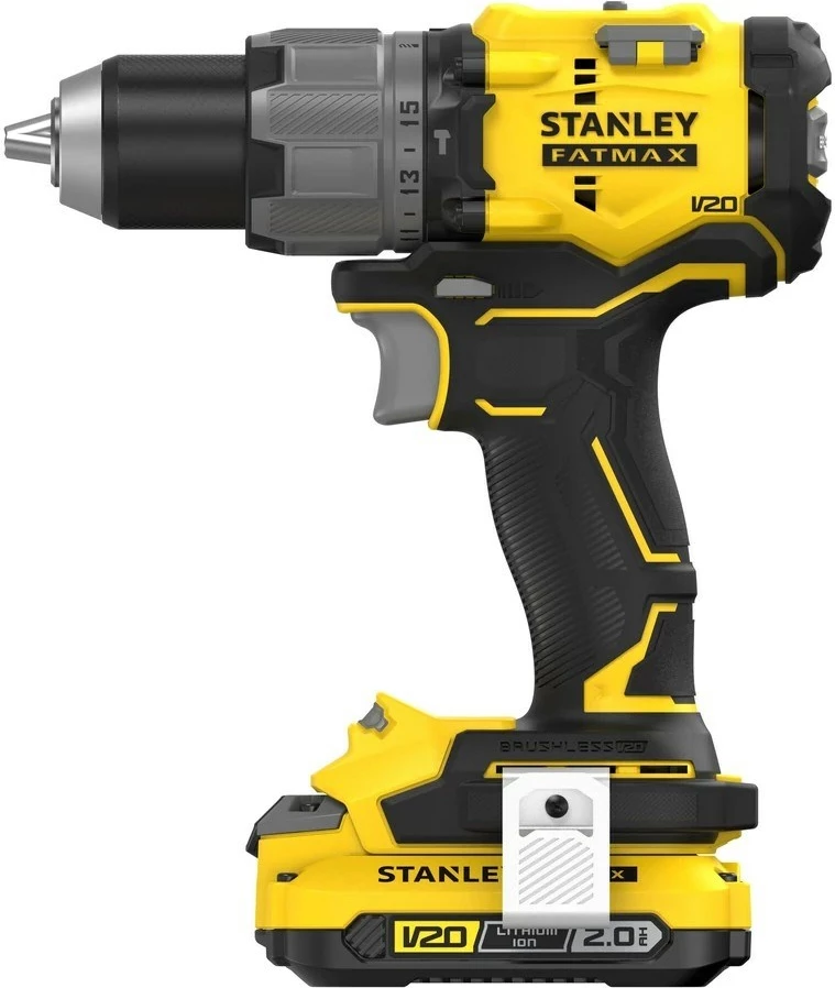 Udarni vijačnik/izvijač Stanley Fatmax SFMCD726D2K, 18V, 2x2Ah, črno/rumen