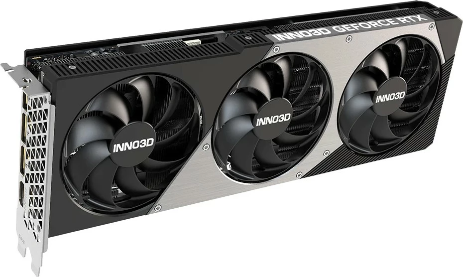 Grafična kartica Inno3D GeForce RTX 5070 Ti X3 OC, 16 GB, GDDR7, PCI Express 5.0, črno/siva Grafična kartica Inno3D GeForce RTX 5070 Ti X3 OC, 16 GB, GDDR7, PCI Express 5.0, črno/siva