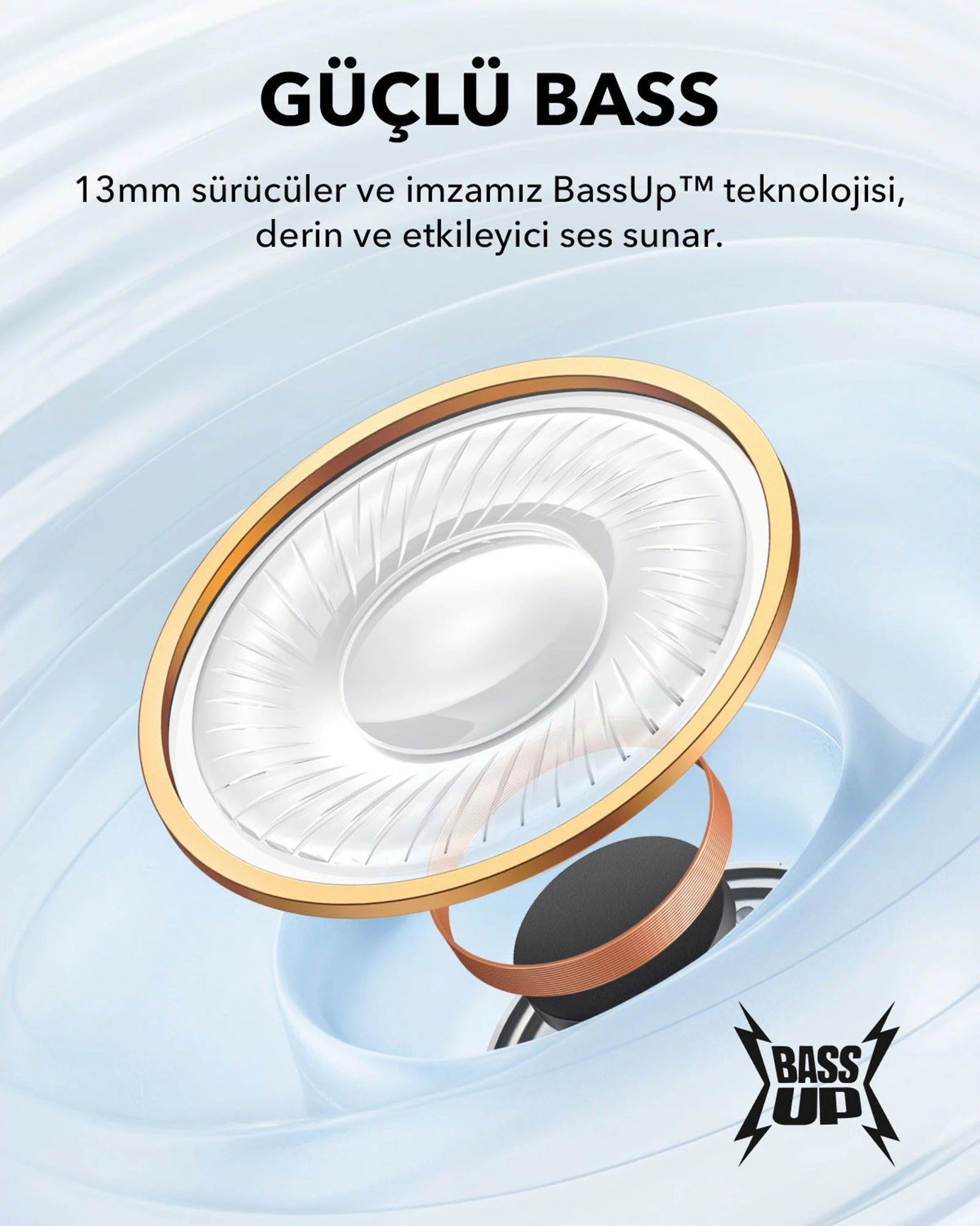 Brezžične TWS slušalke Soundcore K20i, USB Type-C, črne