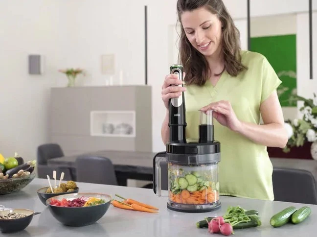 Ročni mešalnik Multi Quick 9 MQ9187XLI, Braun, črno-srebrn