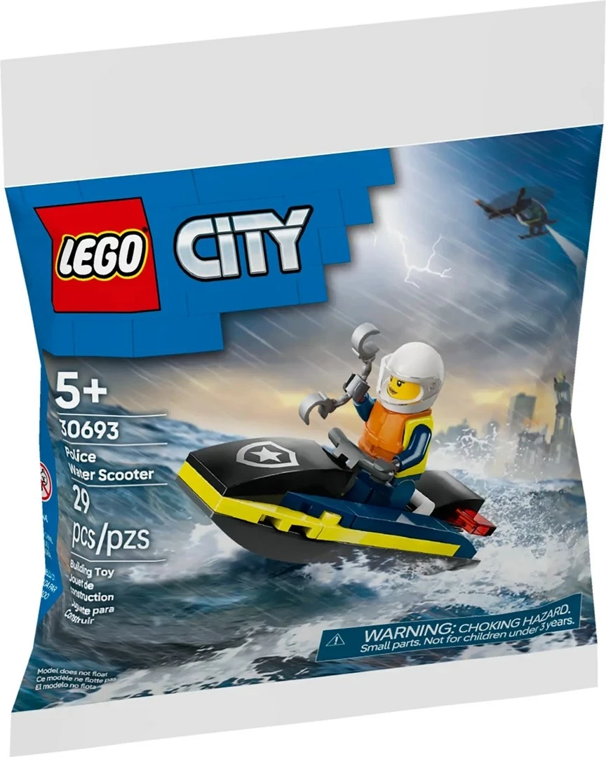 Policijski vodni skuter LEGO CITY 30693, 29 kosov