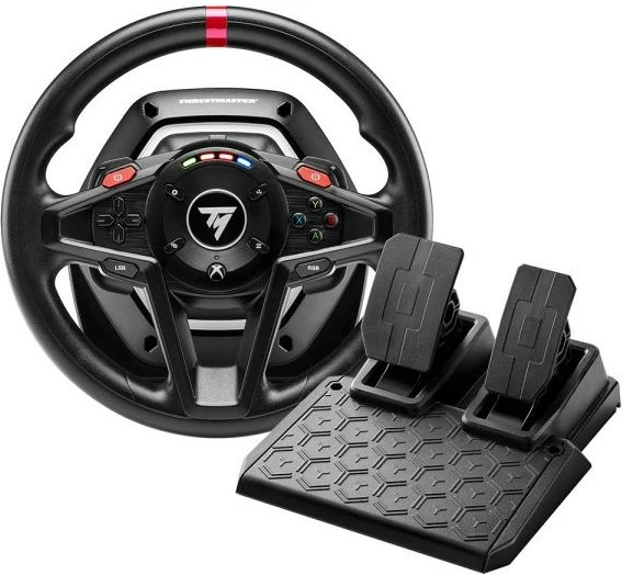 Volan in pedalke Thrustmaster T128, PC, Xbox, 900°, z žico, črne barve