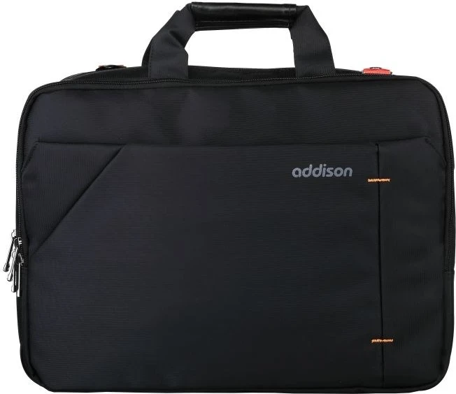 Torba za prenosnik Addison 305014, 35,8 cm (14,1"), toploader, črna