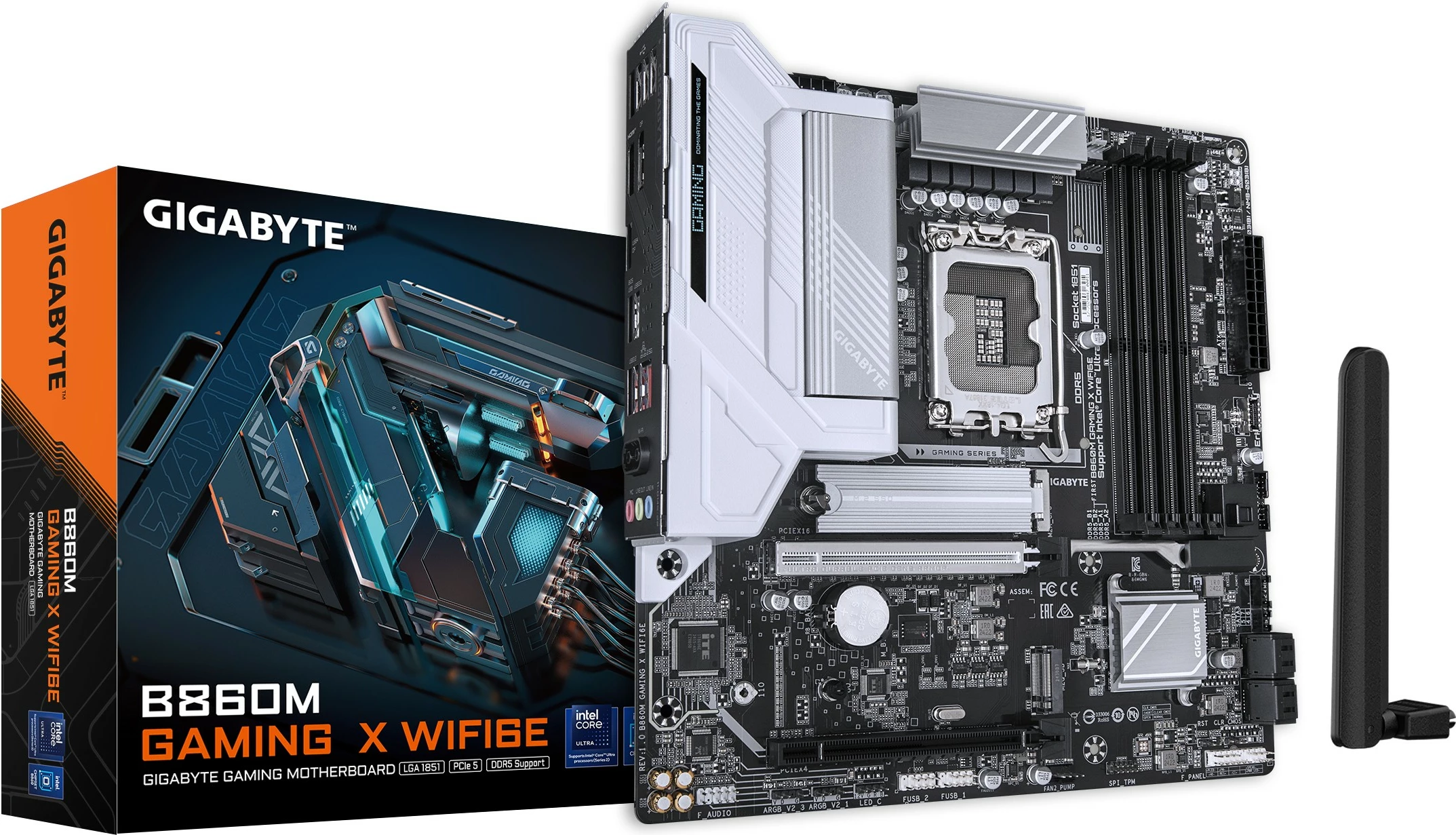 Matična plošča Gigabyte B860M GAMING X, LGA1851, WiFi6E