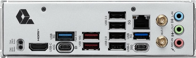 Matična plošča MSI PRO X870E-P WIFI, podnožje AM5, ATX, DDR5, Wi‑Fi 7, srebrna