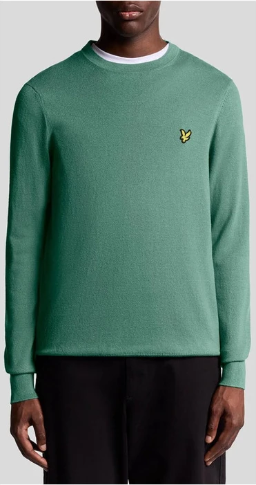Moška pletenina Lyle & Scott, zelena