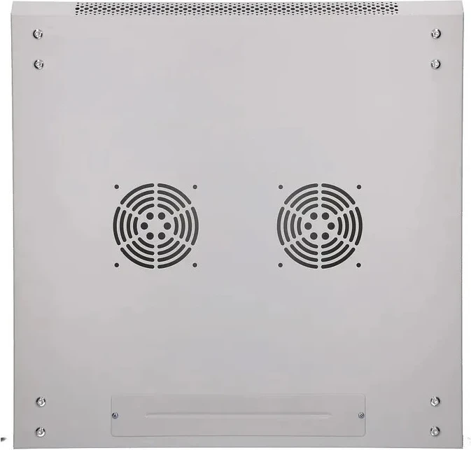 Stenski omarica, 12U 600x600, sive steklene vratce