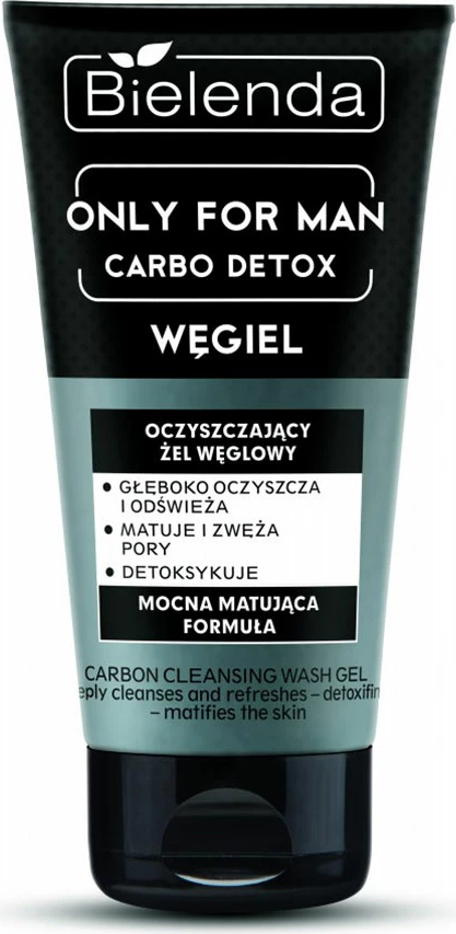 Čistilni gel za obraz Carbo Detox Bielenda Only For Man, 150 g