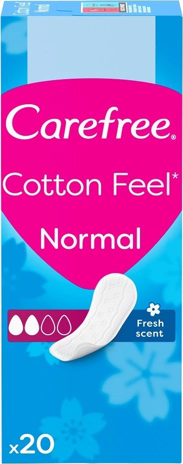 Higienične vpojne podloge Cotton Feel Normal Carefree, 20 kosov