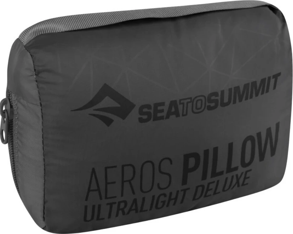 Napihljiv ultralahki jastuk Aeros Deluxe, Sea To Summit, siva