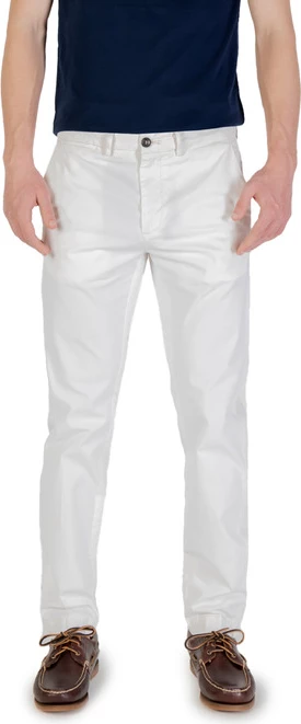 Hlače za moške Borghese, bele