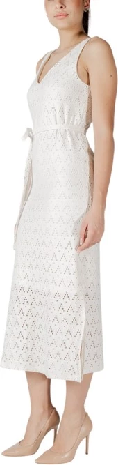 Obleka Vila Clothes, za ženske, bež