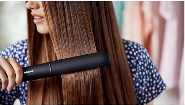 Likalnik za lase Philips StraightCare Essential BHS376/00, črno-rožnat