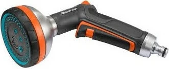 Pršilnik vode GARDENA 18317-20, 5 načinov pršenja, ergonomski ročaj, črno/oranžen