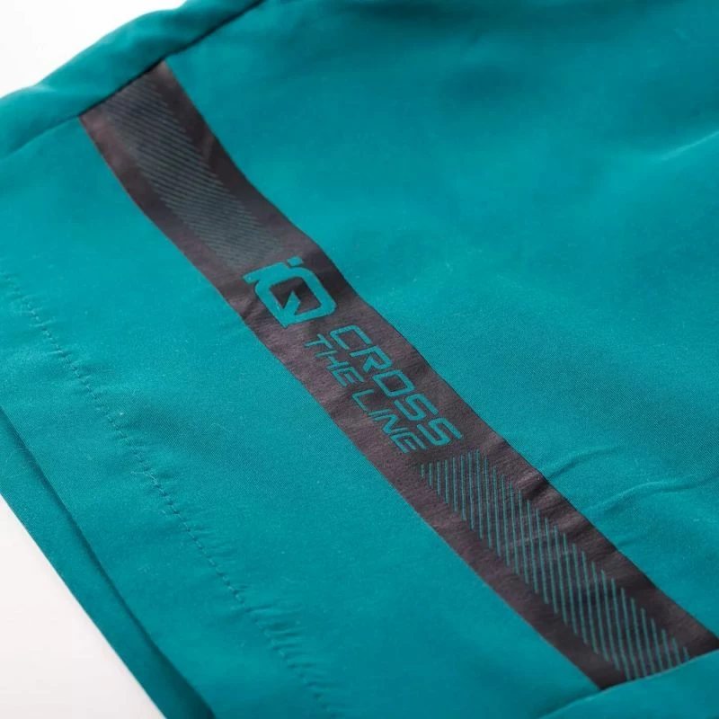 3/4 športne hlače za fante, IQ, modro-turkizne