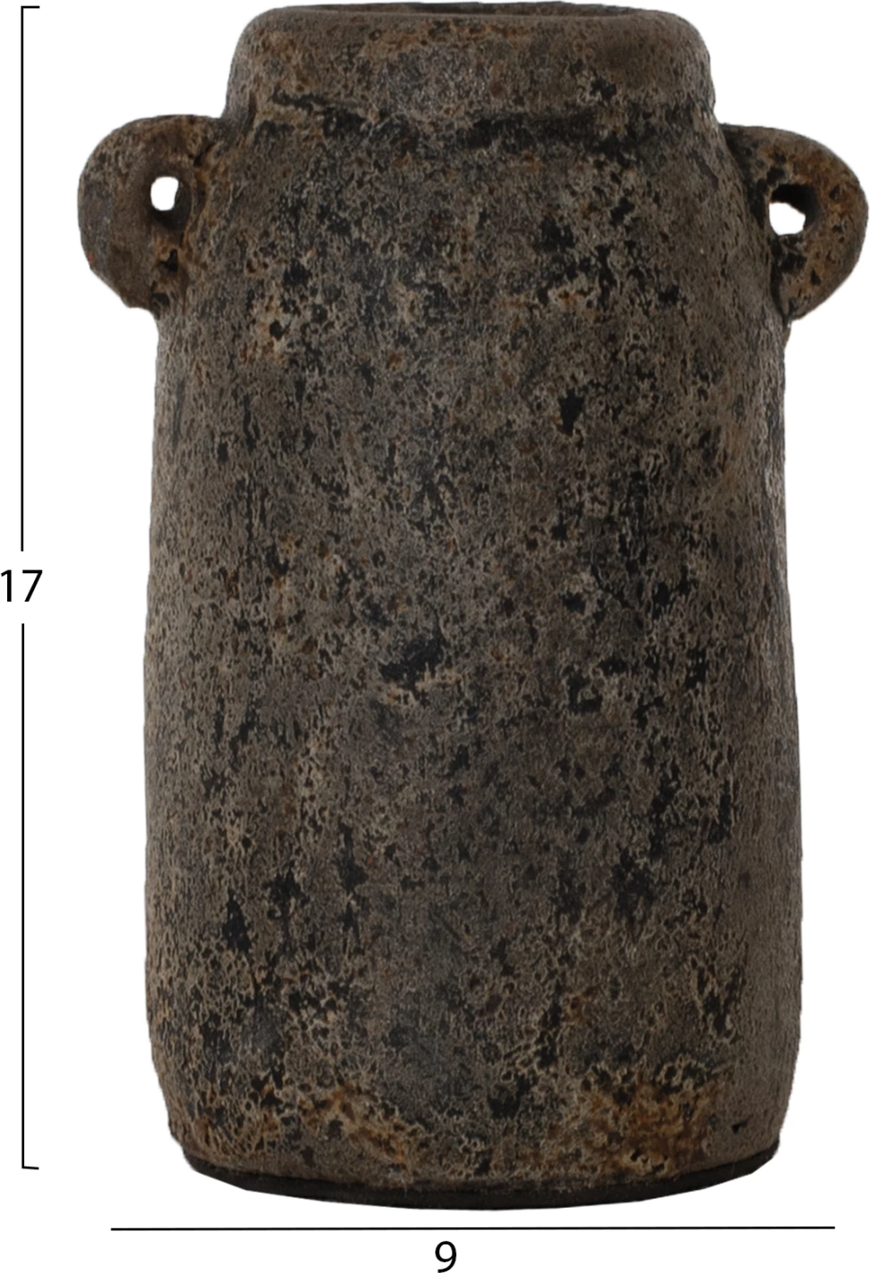 Dekorativne vaze 3 kosi FH7710 starinsko siva terakota