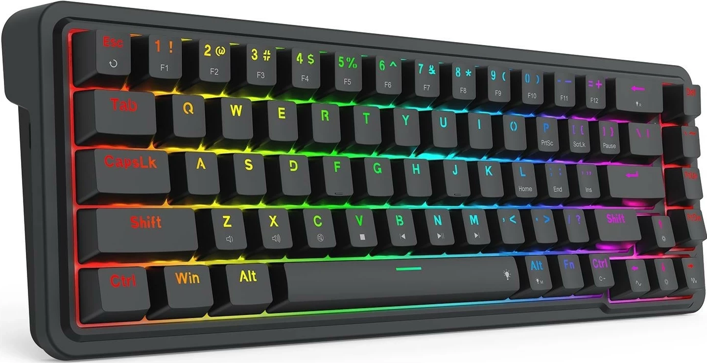 Mehanična tipkovnica Redragon K709-RGB NOVA, RGB, črna