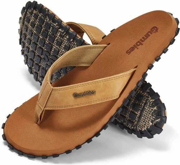 Minimalistične japonke Gumbies za moške, rjave