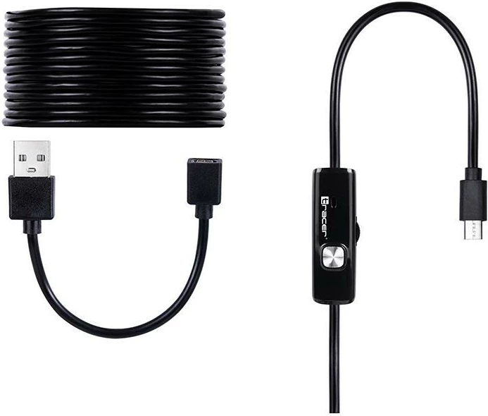 Endoskopska kamera 5 m, 7 mm, LED, USB, Tracer TRAKAM46629, črna