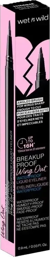 Tekuči eyeliner Wet N Wild Wing Out Wtp 1116694e, 0,9 ml