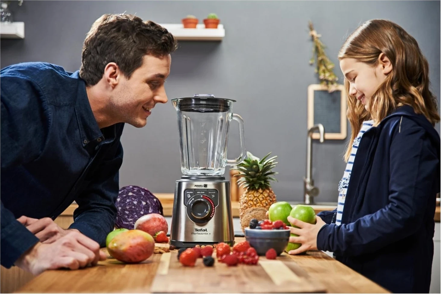 Blender Perfect Mix+ BL811D38, 1,5 L, 1200 W, srebrn (Tefal)