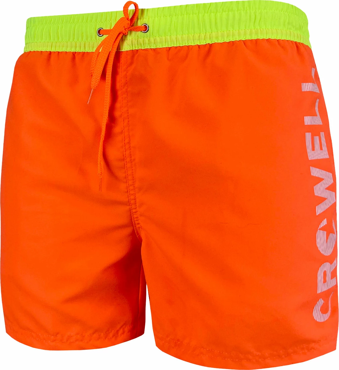 Kopalne hlače za moške Crowell, neon oranžne