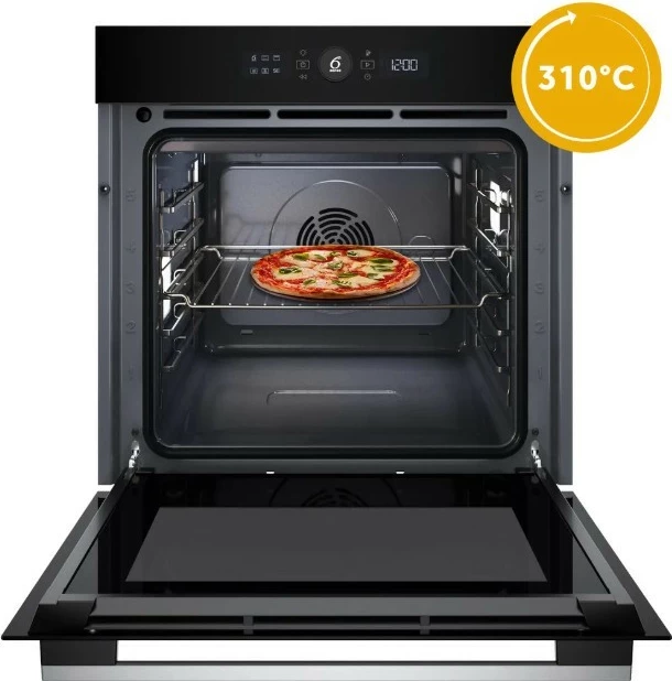 Električna pečica 73 L, Whirlpool WOI5S8HM1SXA, črno/inoX