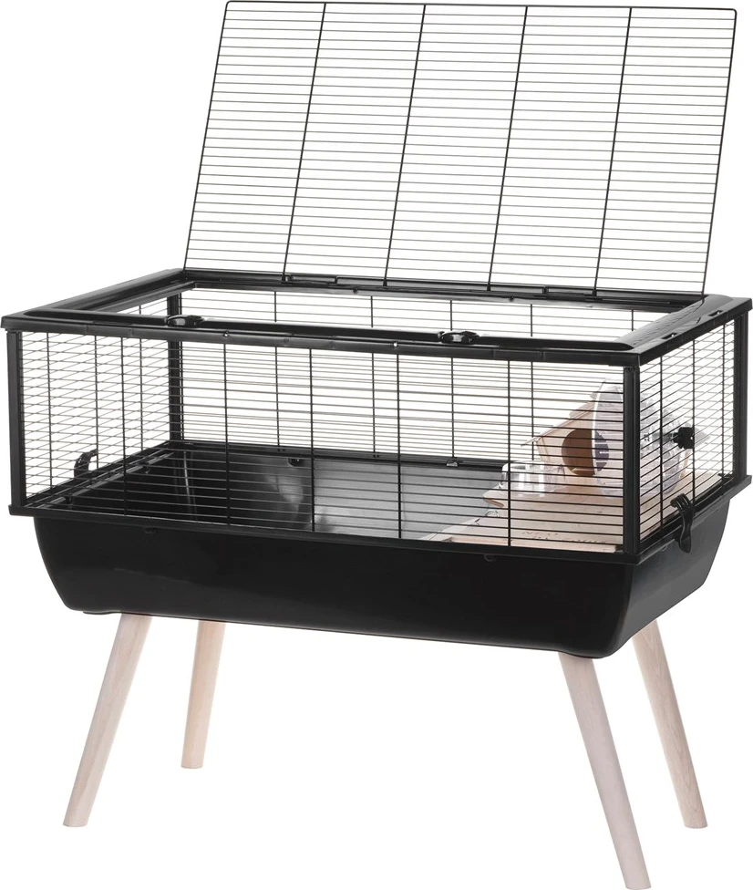 Kletka za majhne glodalce ZOLUX Neo Nigha, H36, črno/kremna