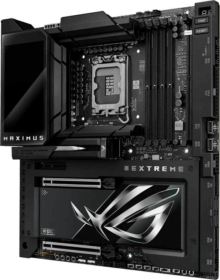 Matična plošča ASUS ROG MAXIMUS Z890 EXTREME, vtičnica LGA 1851, črna Matična plošča ASUS ROG MAXIMUS Z890 EXTREME, vtičnica LGA 1851, črna