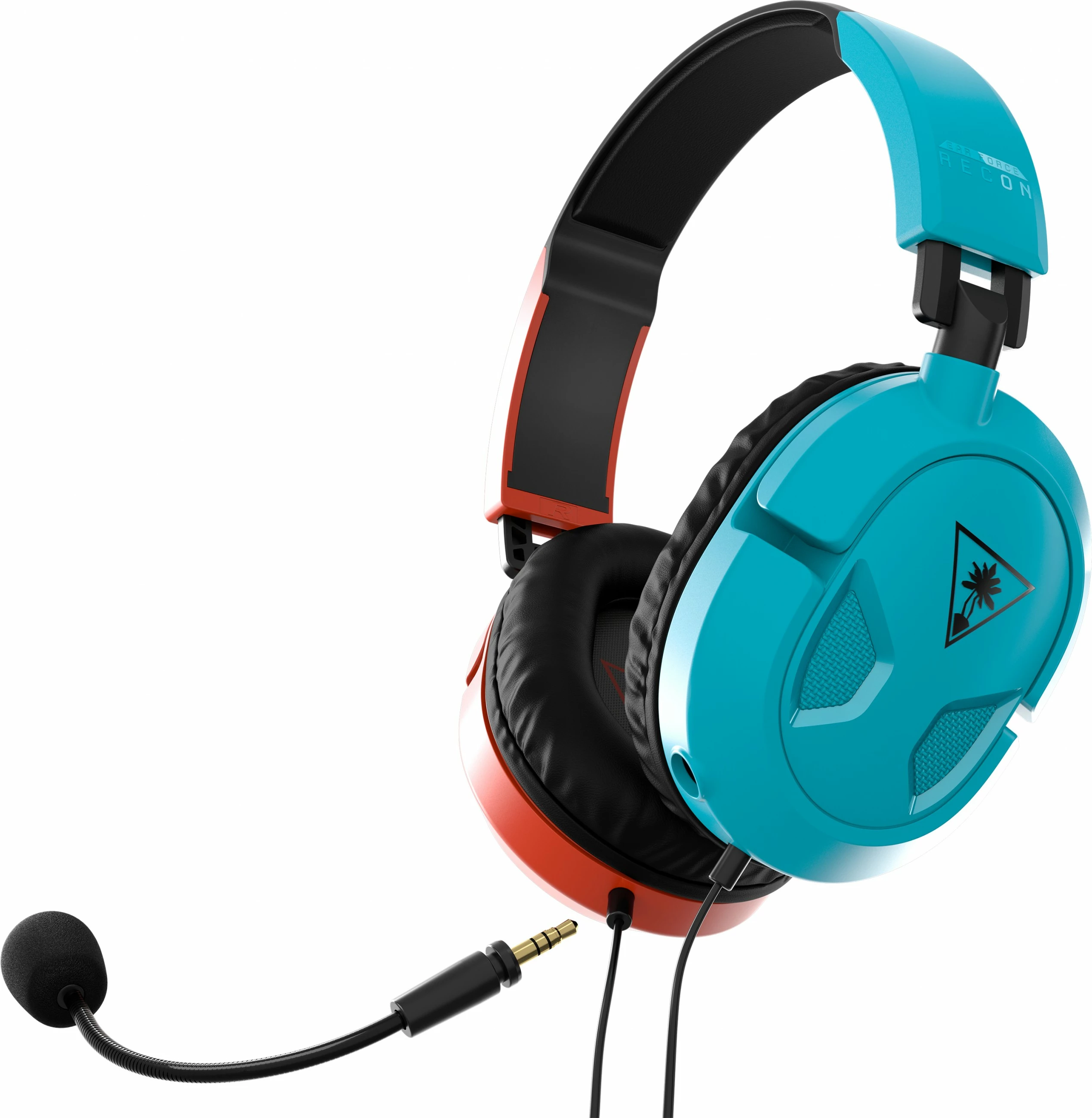 Gaming slušalke Turtle Beach Recon 50, žične, mikrofon, 3,5 mm, rdeče/modre