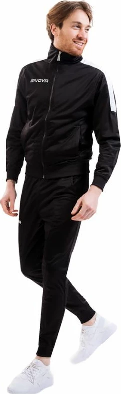 Trenerka za moške in otroke Givova, črna