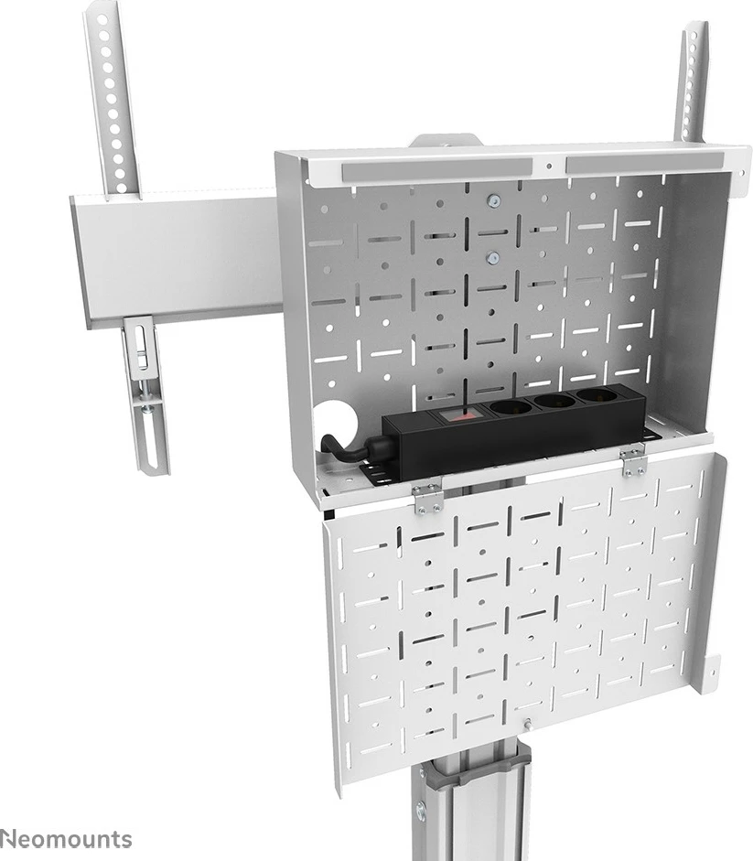 Prenosni voziček za TV, Neomounts Newstar FL50S-825WH1, za zaslone 37–75 inčev, nastavljiva višina, bela Prenosni voziček za TV, Neomounts Newstar FL50S-825WH1, za zaslone 37–75 inčev, nastavljiva višina, bela