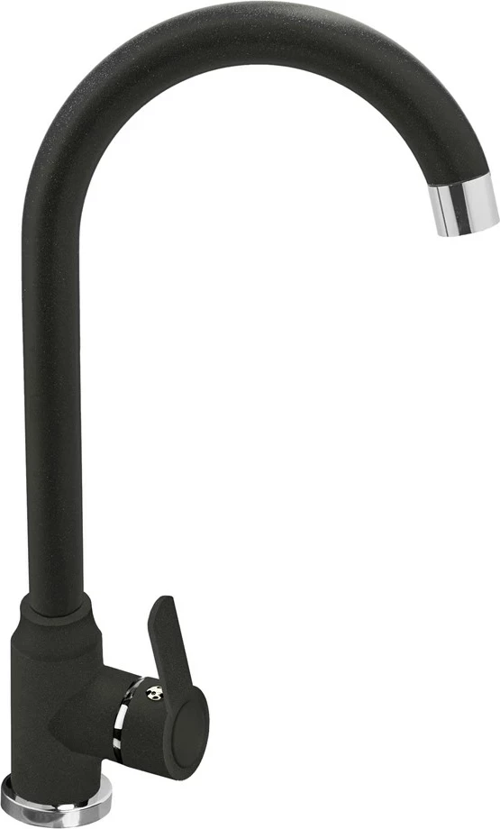 Sodobna kuhinjska armatura, PYRAMIS LUNGO 090930701, enojni ventil, 355 mm, bronasta, carbon