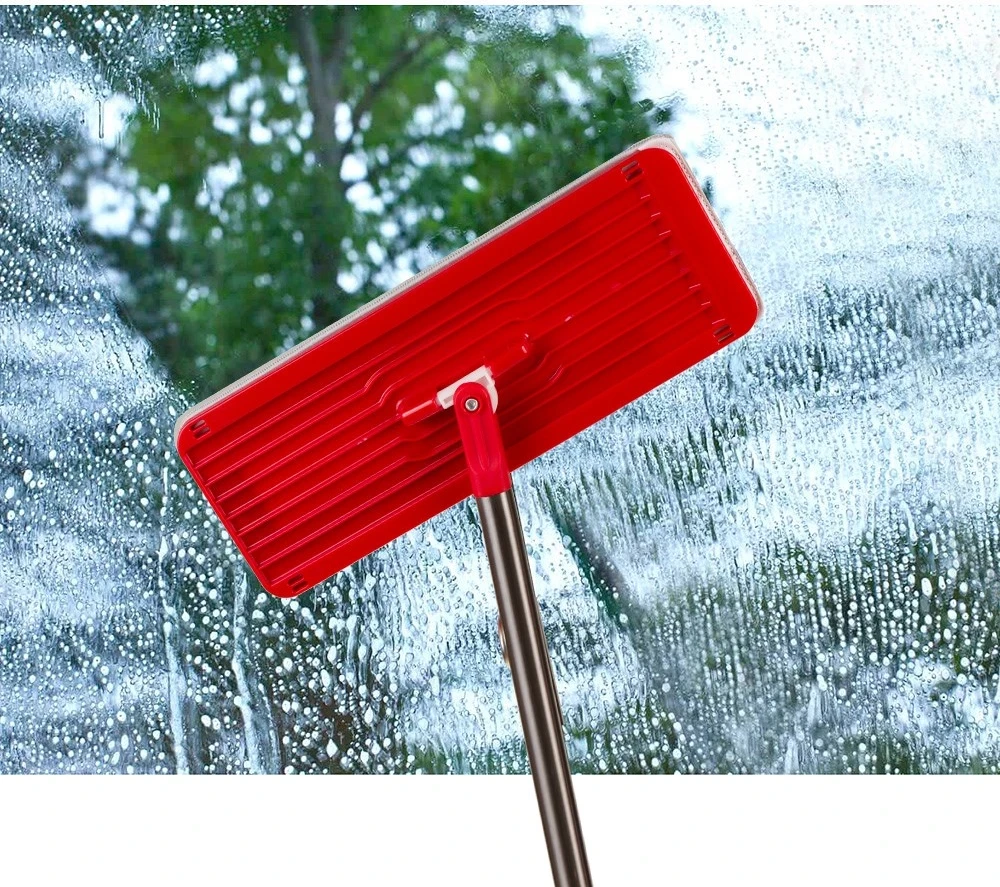 Ročni mop z vedrom in teleskopsko palico + 2 x mikrovlaknena blazinica, 5,7 l, XXL vrteča glava