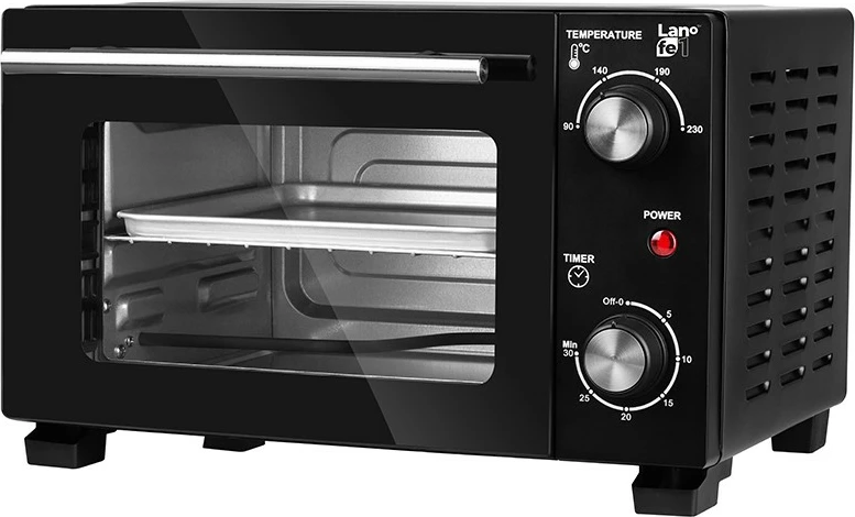 Električna pečica Lafe PIW-001, 10 L, 800 W, črna