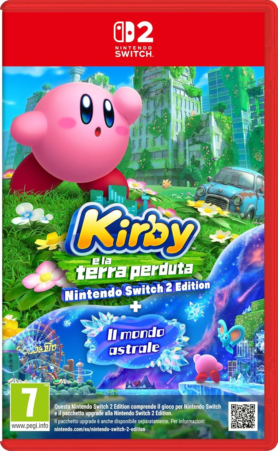 Avanturistična igra Kirby and the Forgotten Land + Il mondo astrale, Nintendo Switch 2