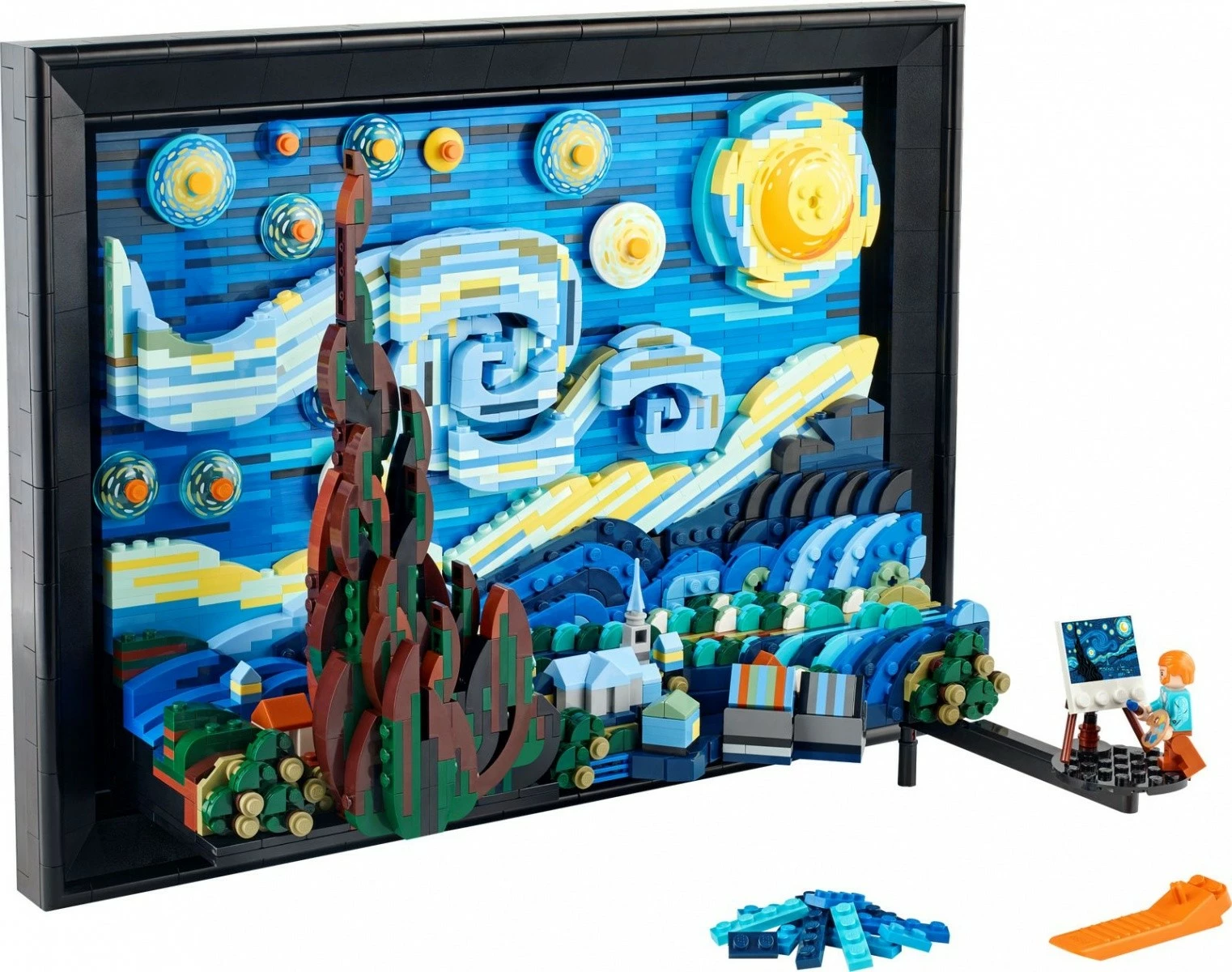 Model tridimenzional „Starry Night“ LEGO Ideas 21333, 2316 delov, za odrasle