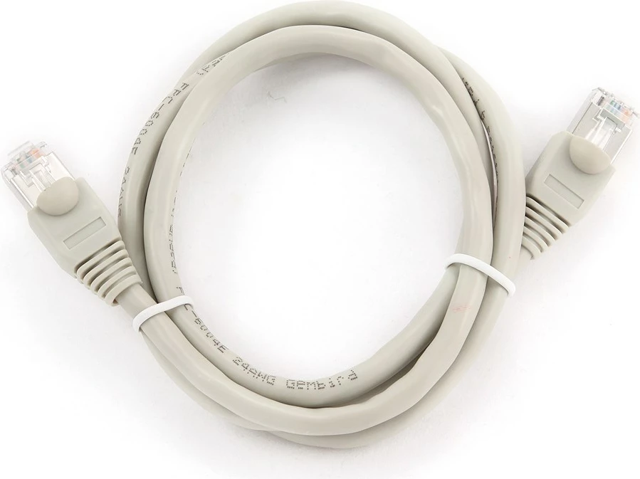 Omrežni kabel Cat6, Gembird PP6U 1 m, siva