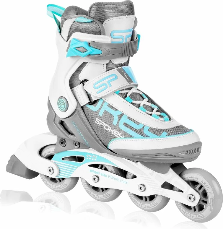 Drsalke s kolesci Spokey Prime Pro WH/TQ, št. 38, moški in ženske