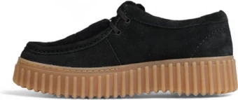 Kloparice z vezalkami Clarks, ženske, črne