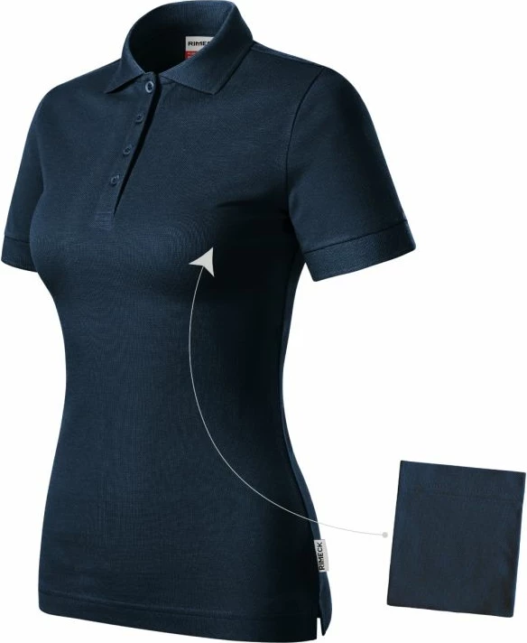 Polo majica za ženske Rimeck, temno modra