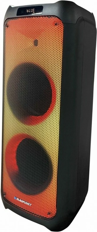 Zvočnik PartyBox z Bluetooth, karaoke, 1000 W, črn, 2 brezžična mikrofona, Blaupunkt PB10DB