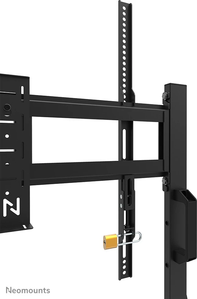 Mobilna multimedijska voziček za TV 55-86", Neomounts FL50-525BL1, nastavljiva višina, polica, črna Mobilna multimedijska voziček za TV 55-86", Neomounts FL50-525BL1, nastavljiva višina, polica, črna