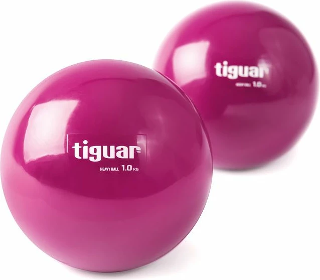 Pliometrijski vadbeni žogi Tiguar, za vse starosti, vijolični