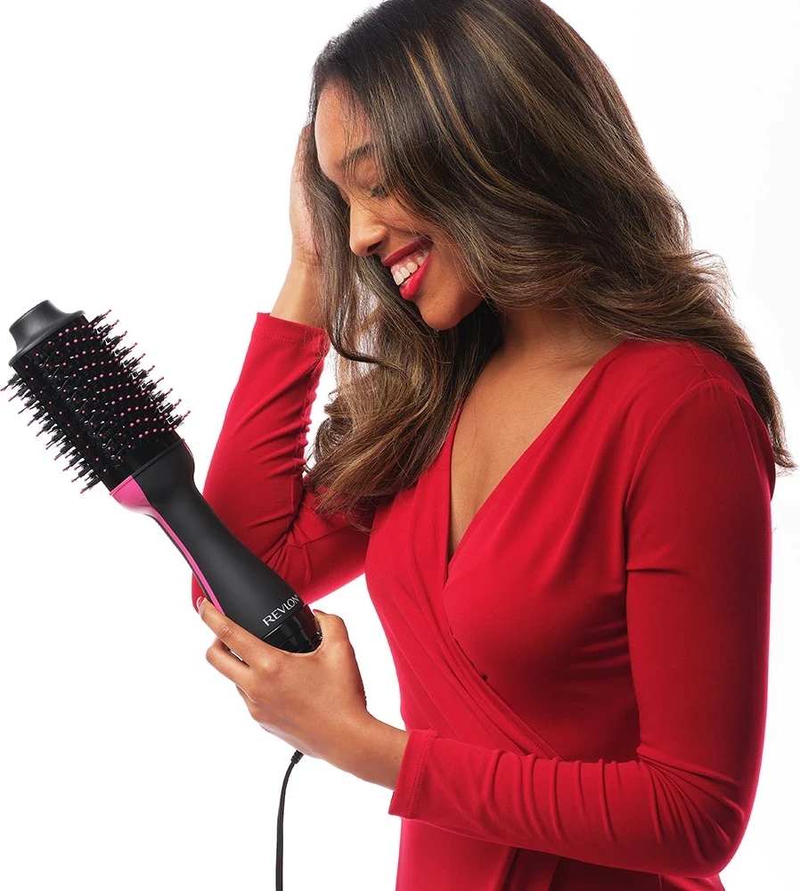 Stilizirna krtača za lase Revlon RVDR5222E, črno/roza